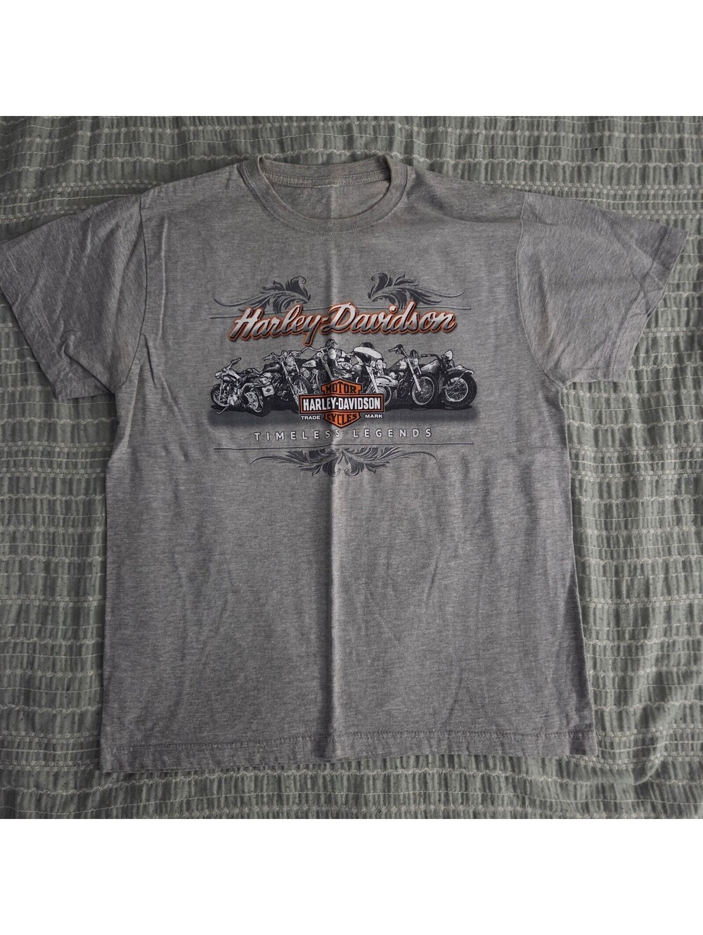 Harley-Davidson gray motorcycles T-shirt